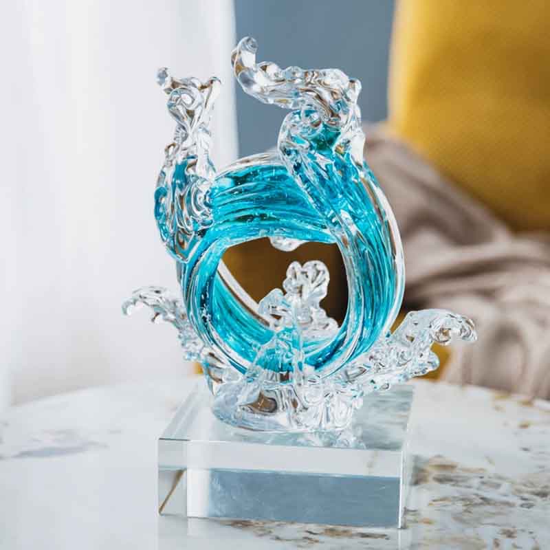Luxury Glass Crafts Abstract S - огляд і ціна Home Decor Y2K