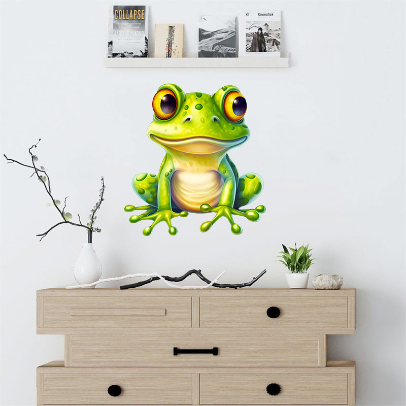 M728 Cute Rainbow Frog Wall St - огляд і ціна Home Decor Y2K