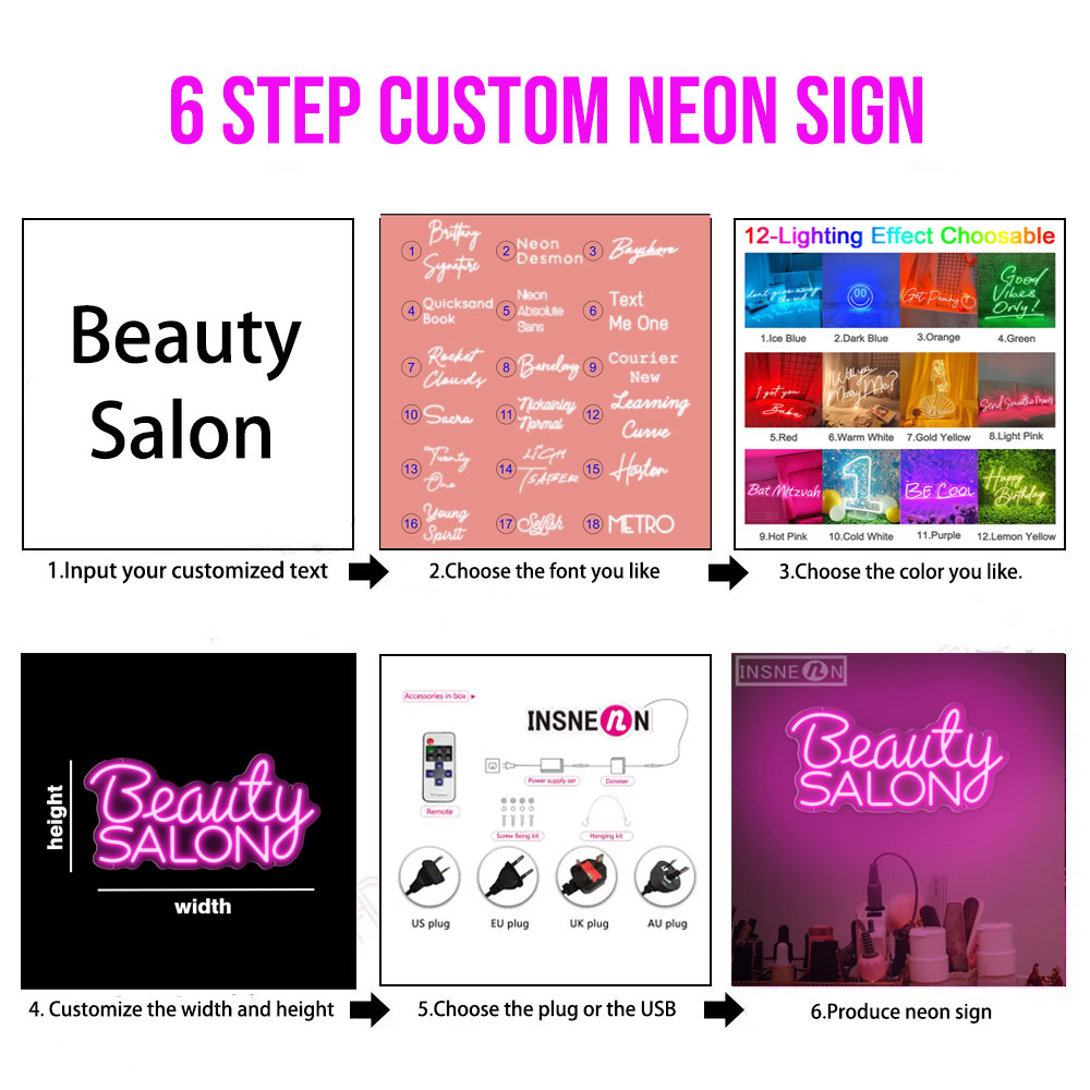 Custom Led Neon Signs LED Ligh - огляд і ціна Neon Sign Led Custom