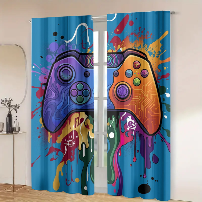 Retro Gaming Curtain Video Gam - огляд і ціна Home Decor Youtube Videos