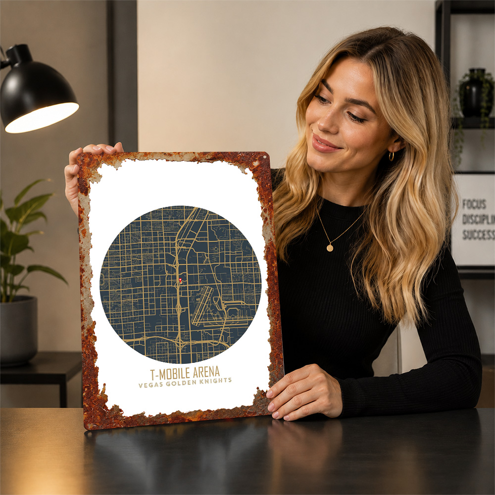 T Mobile Arena Map Poster Venu - огляд і ціна Home Decor Mobile Game