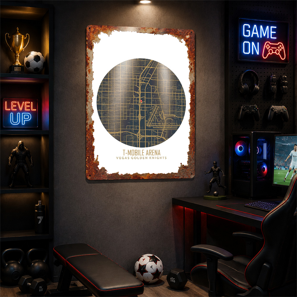 T Mobile Arena Map Poster Venu - огляд і ціна Home Decor Mobile Game