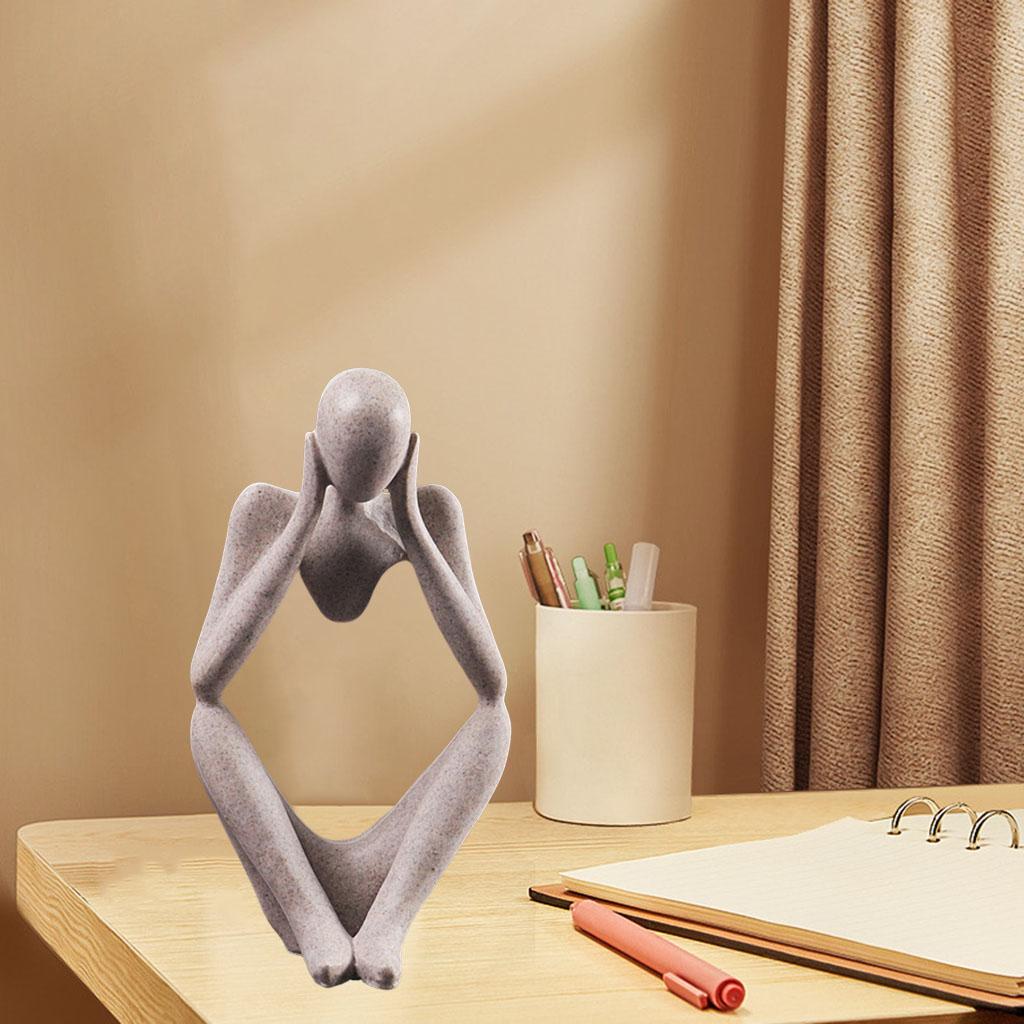 Nordic Abstract Thinker Statue - огляд і ціна Abstract Sculpture Resin