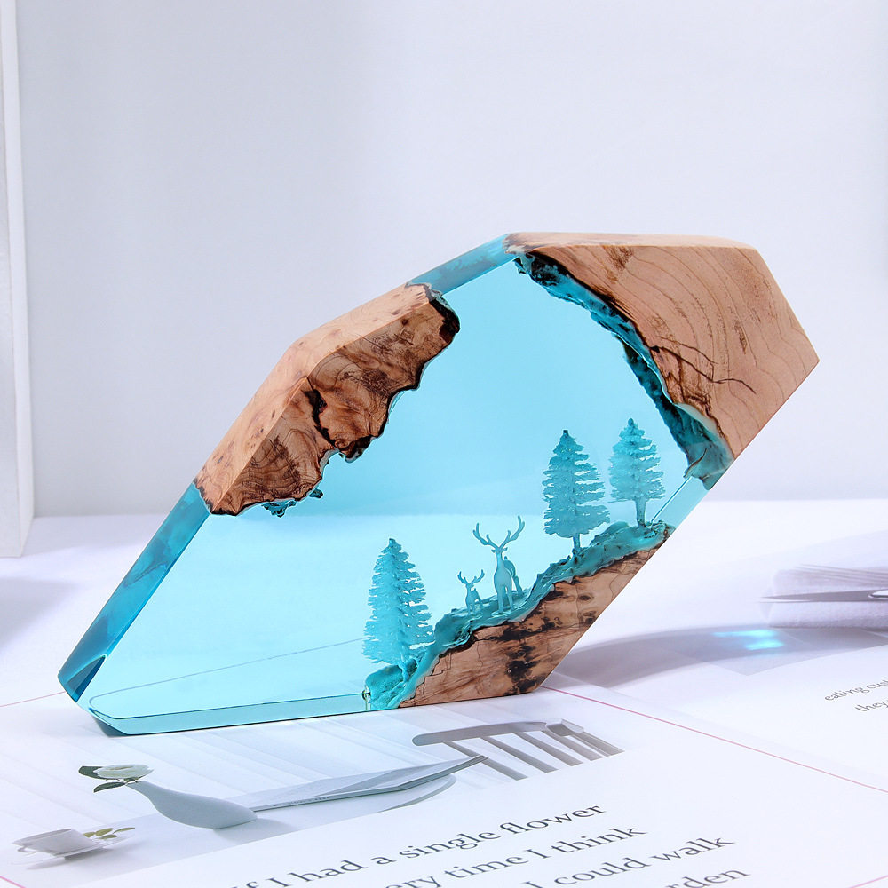 Forest Fairy Deer Desktop Art  - огляд і ціна Home Decor Resin