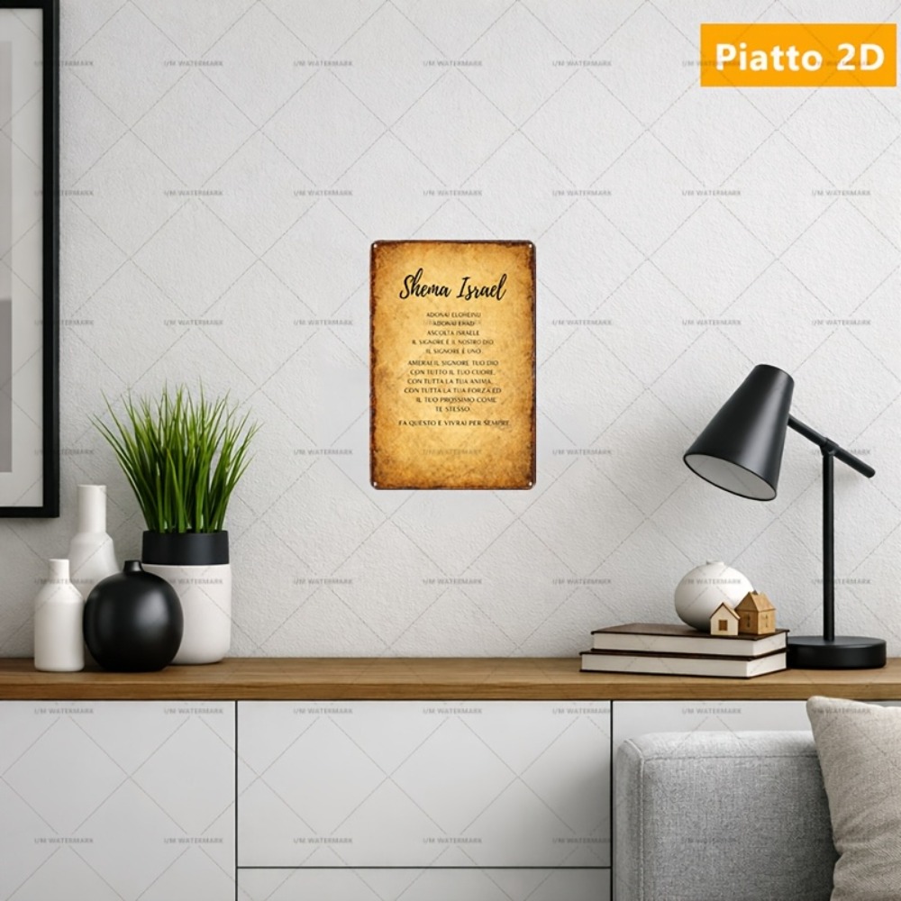 CIFBUY  Hebrew Scripture Alumi - огляд і ціна Home Decor Room