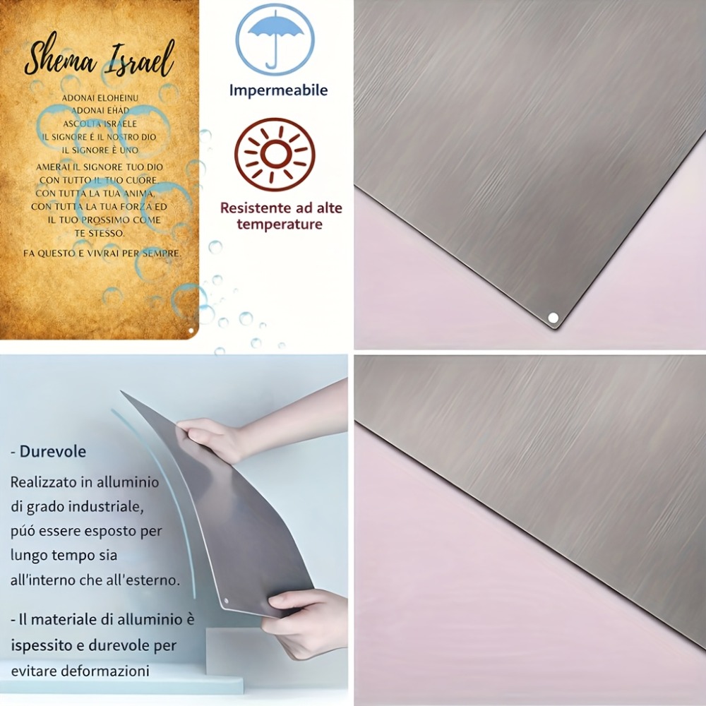 CIFBUY  Hebrew Scripture Alumi - огляд і ціна Home Decor Room