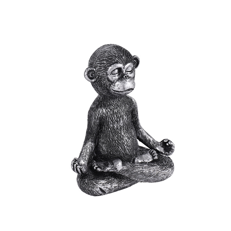 Meditating Monkey Statue Resin - огляд і ціна Home Decor Resin