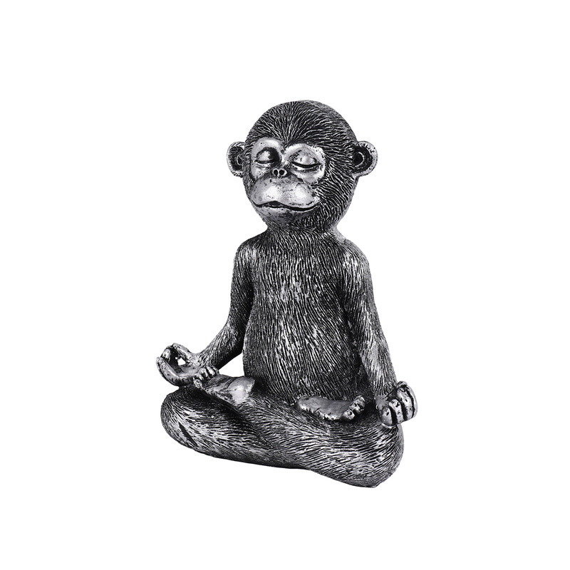 Meditating Monkey Statue Resin - огляд і ціна Home Decor Resin