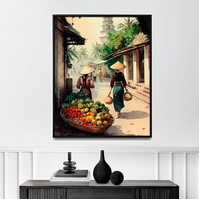 Vietnamese Village Poster Asia - огляд і ціна Home Decor Market