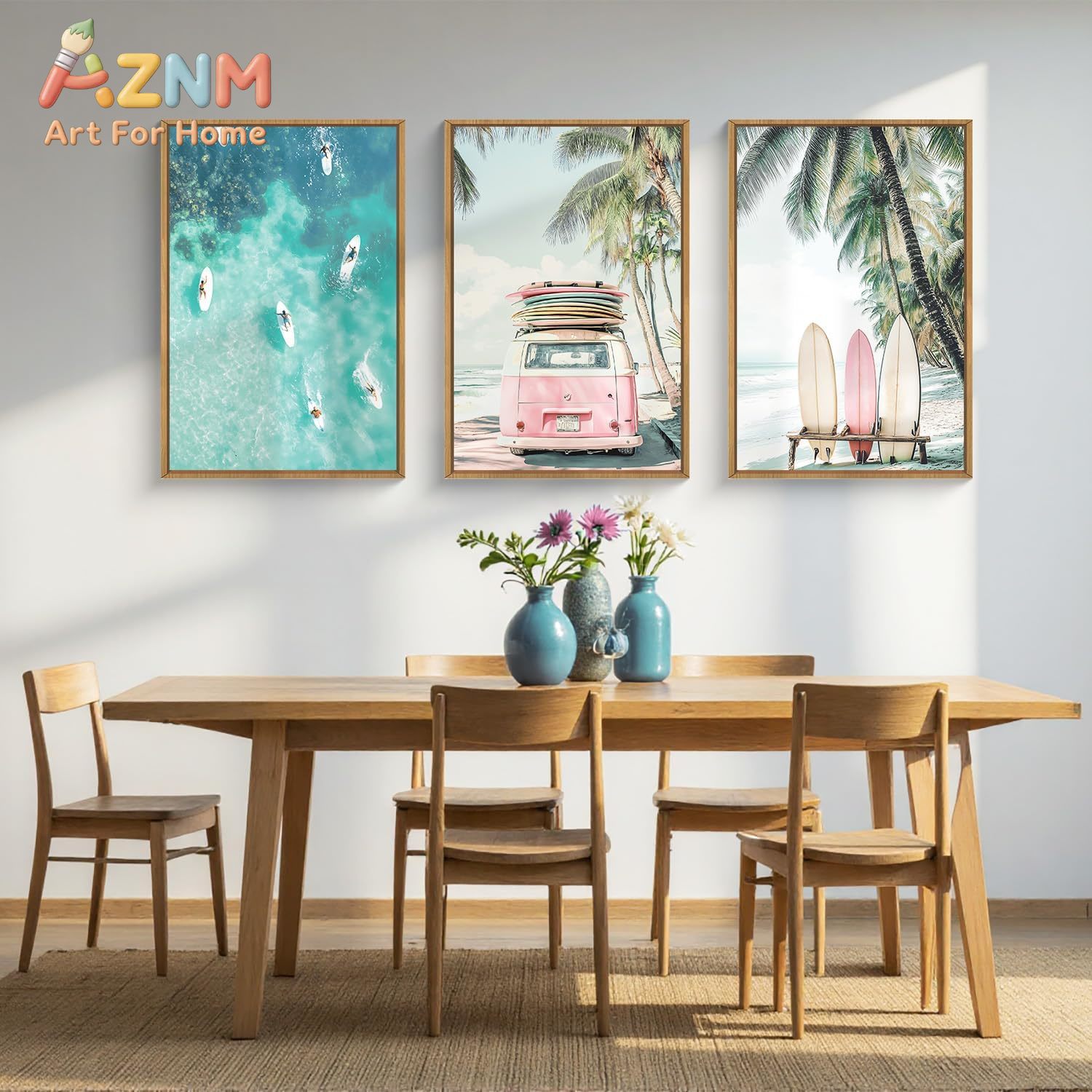 3pcs Summer Surfboard Beach Ca - огляд і ціна Home Decor Nautical