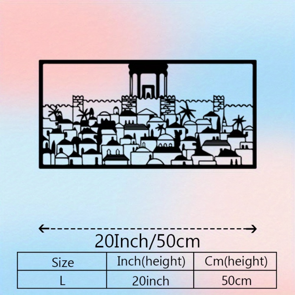 CIFBUY Metal Wall Art Jerusale - огляд і ціна Home Decor In