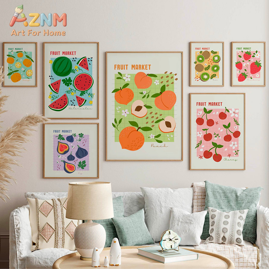 AZNM Fruit Market Canvas Wall  - огляд і ціна Home Decor Market