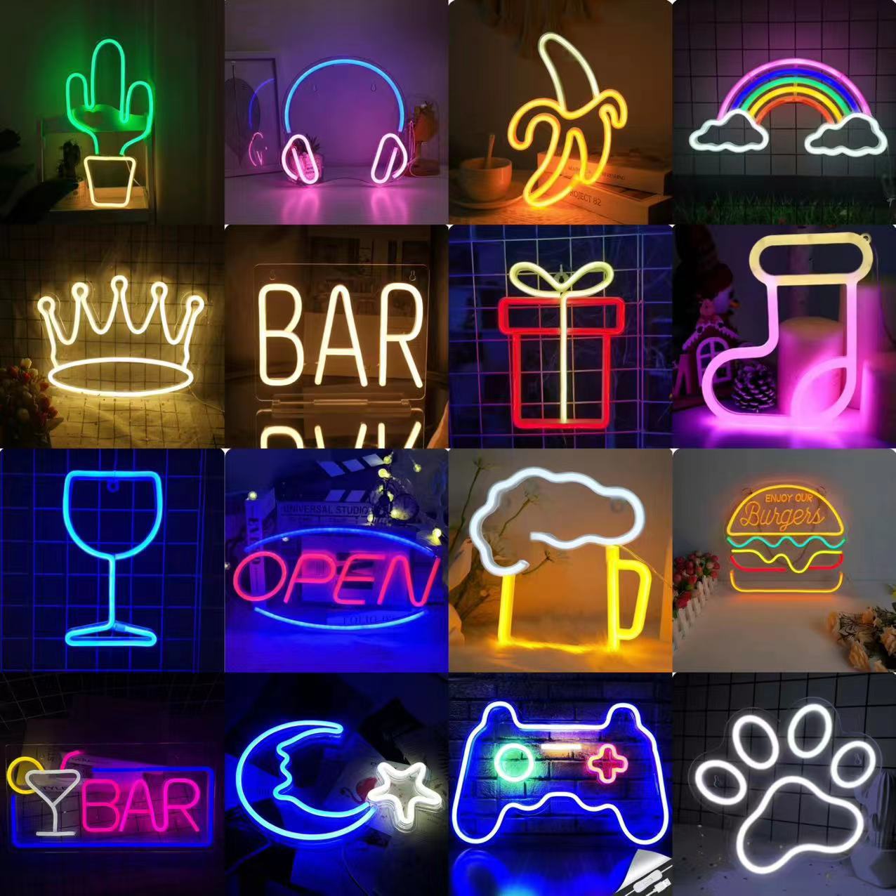 Custom LED Neon Sign with USB/ - огляд і ціна Neon Sign Led Custom