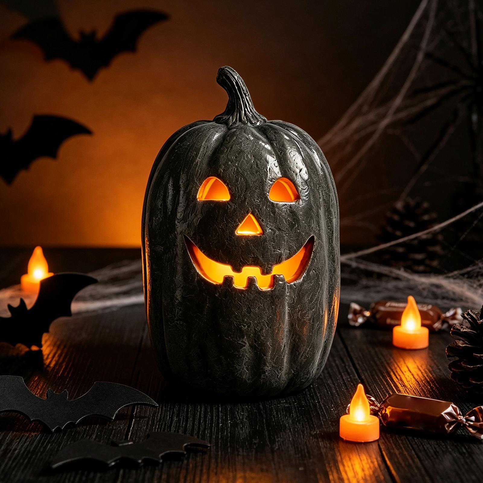 Halloween Pumpkin Decor Resin  - огляд і ціна Home Decor Resin
