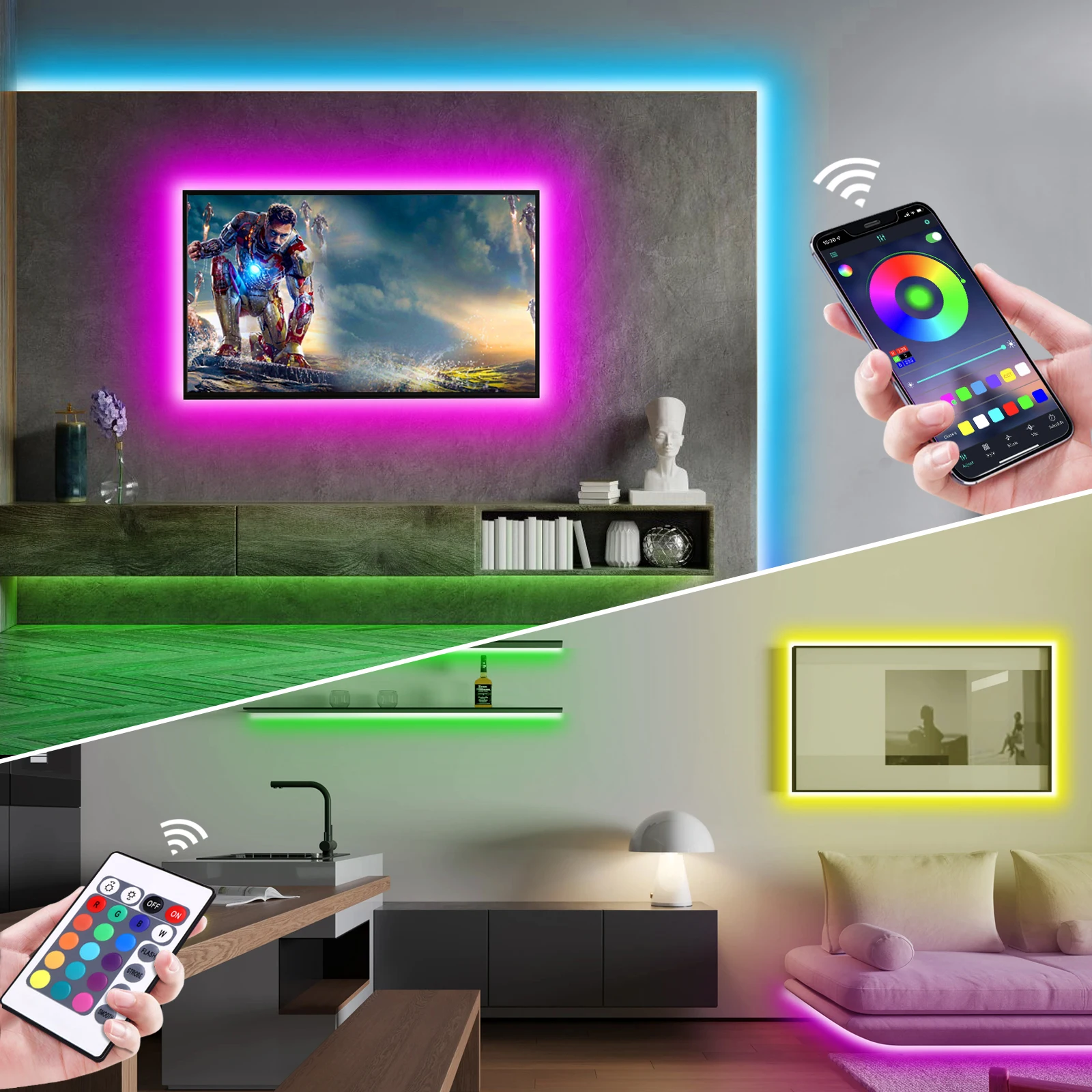 1-5m RGB LED Neon Strip Light  - огляд і ціна Home Decor Com
